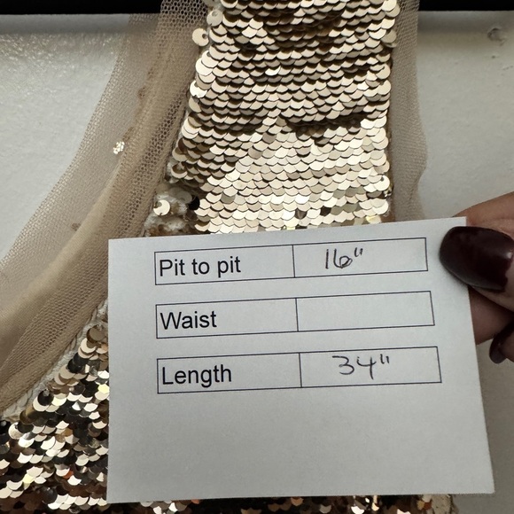 Zara Reversible Sequin Sleeveless Dress - Picture 10 of 10